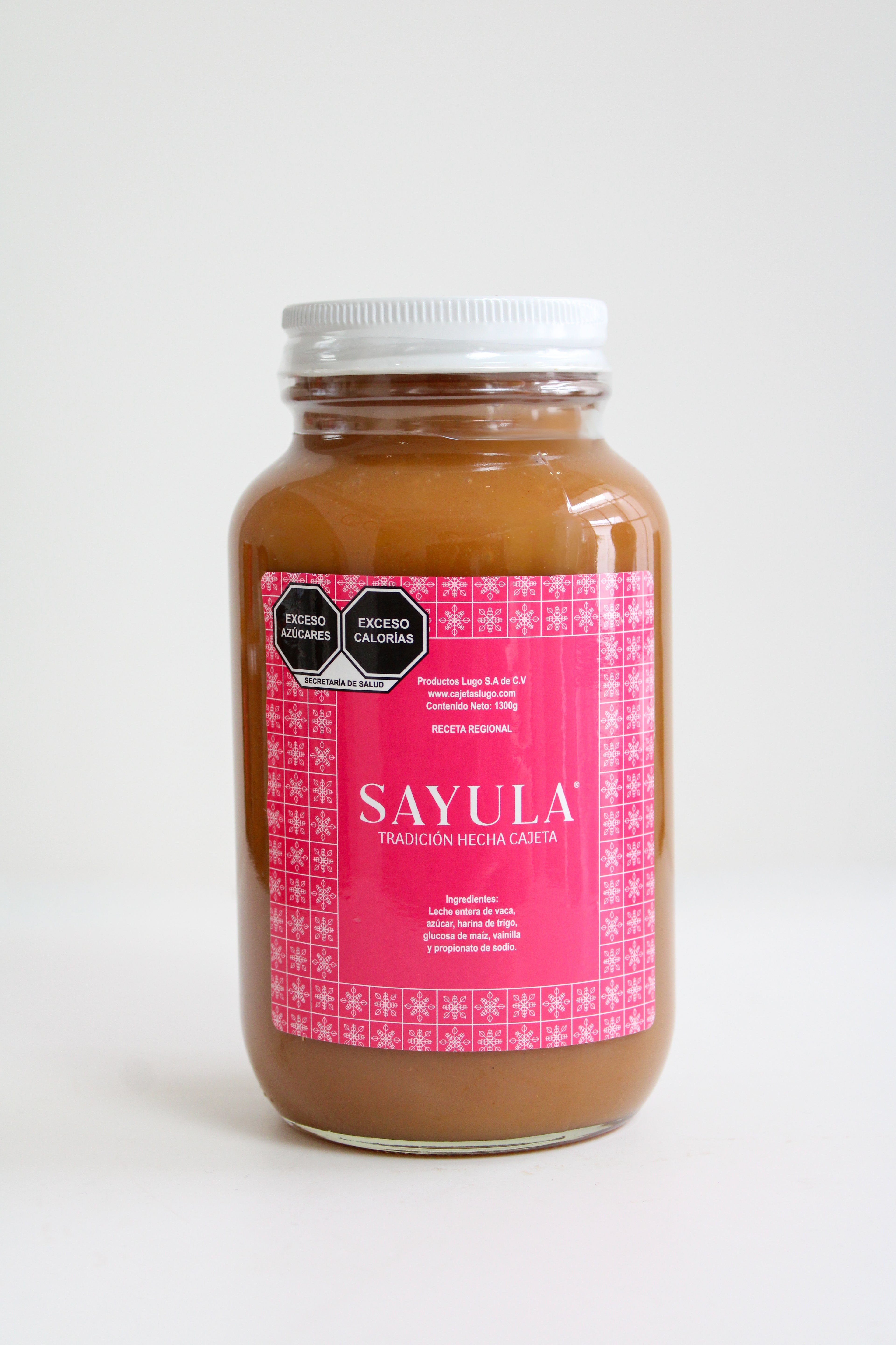 Cajeta artesanal Sayula en frasco grande