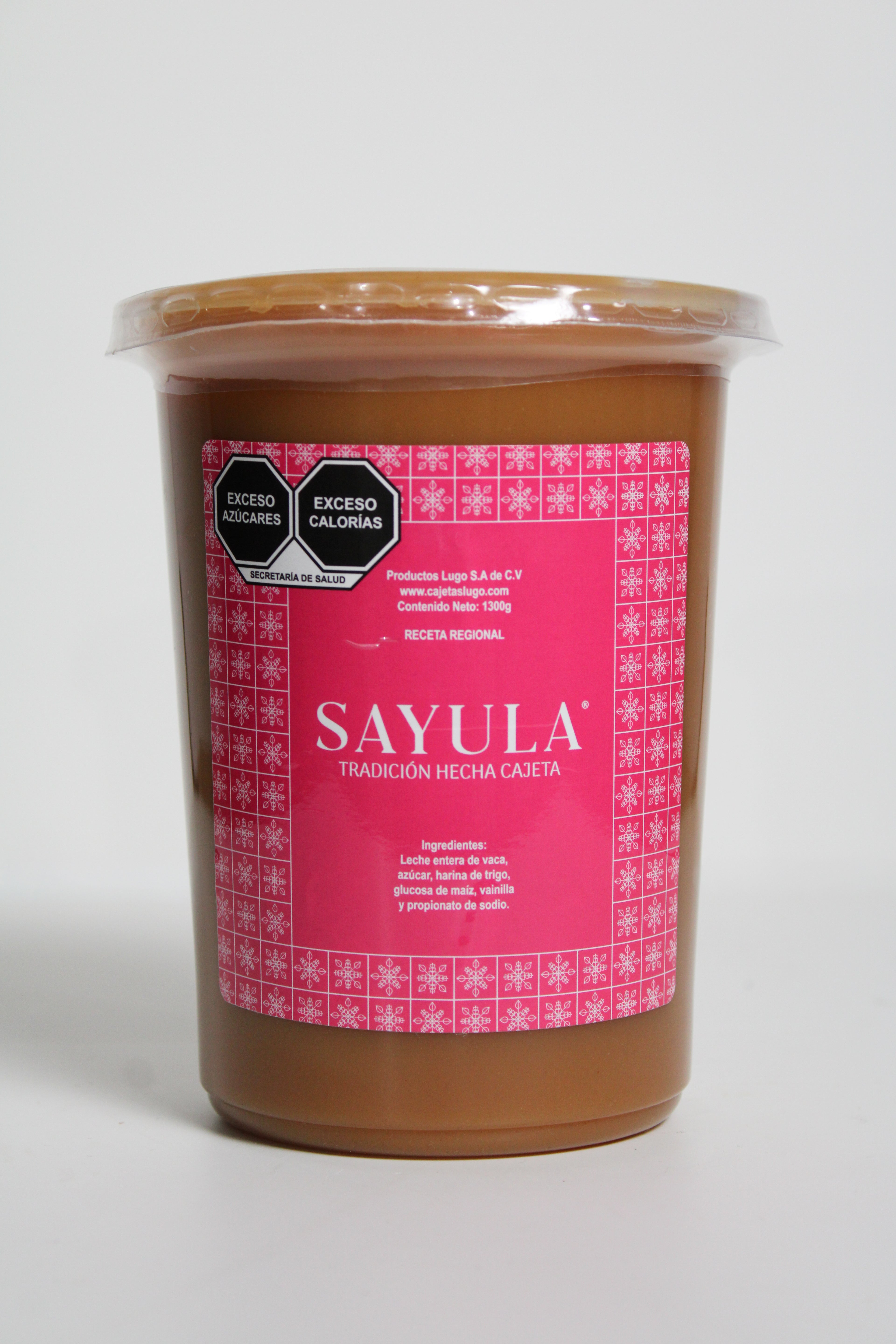 Cajeta artesanal Sayula en envase de 1 litro