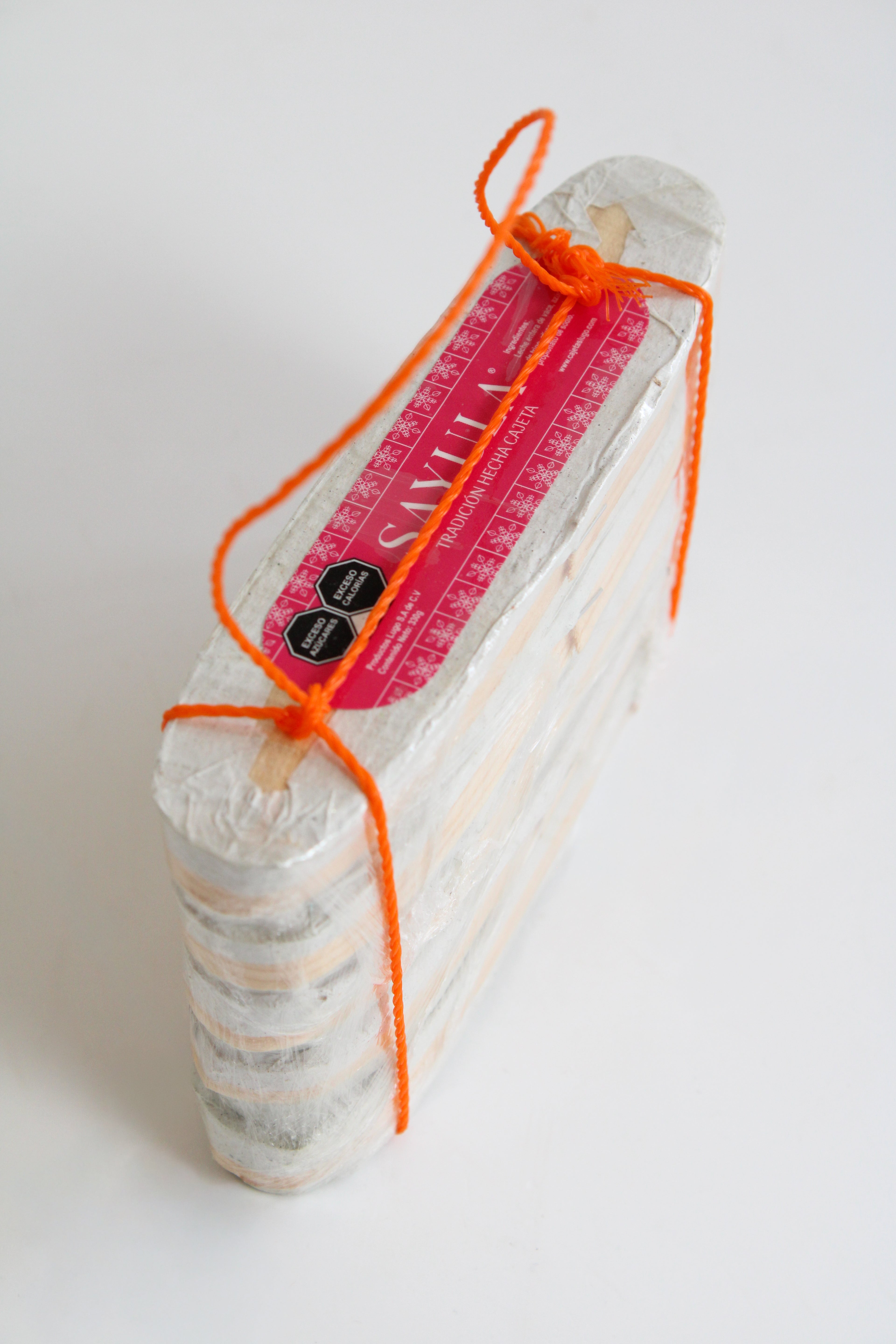 Paquete de cajeta artesanal Sayula tamaño grande empaque madera