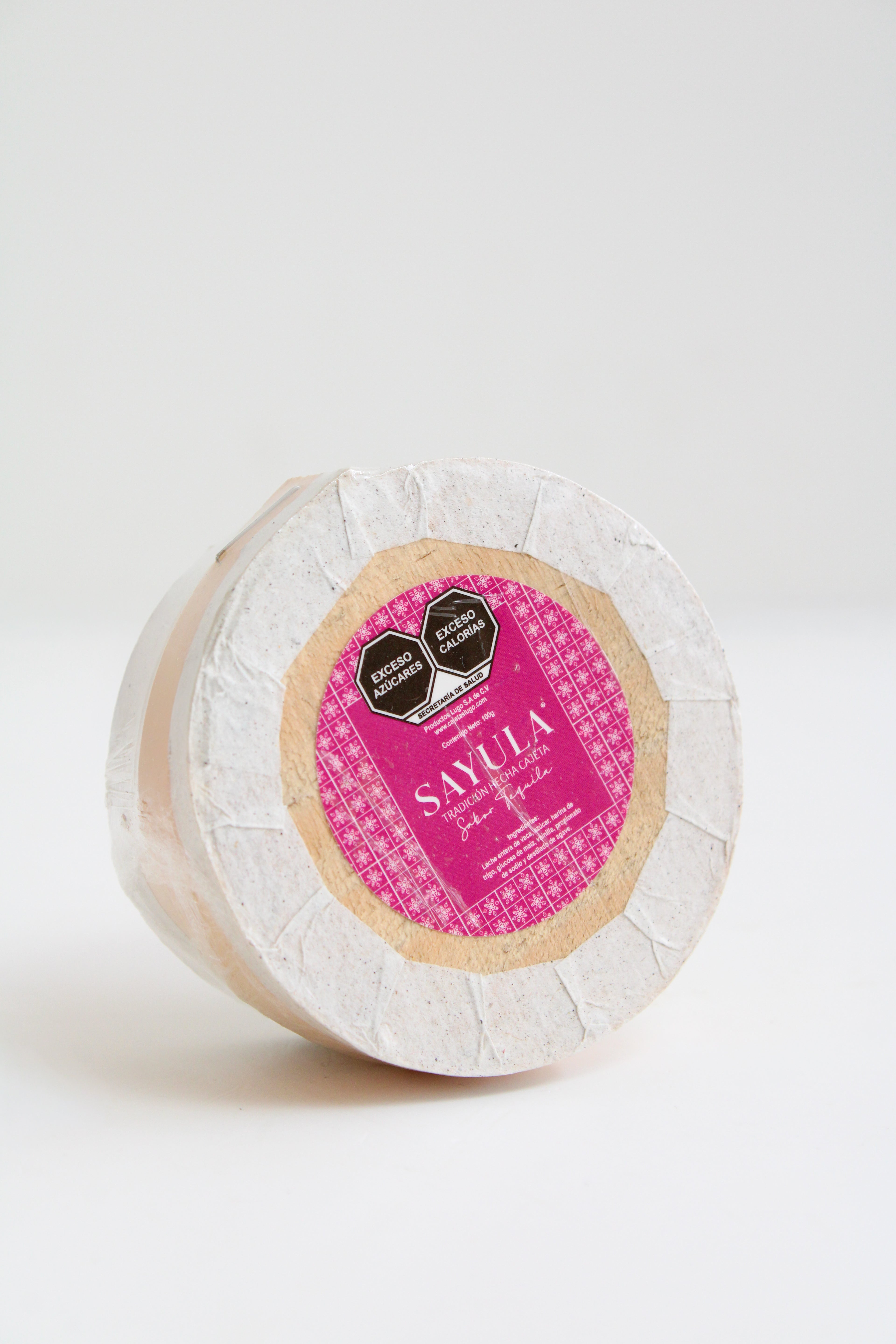 Cajeta artesanal Sayula redonda chico sabor licor de agave