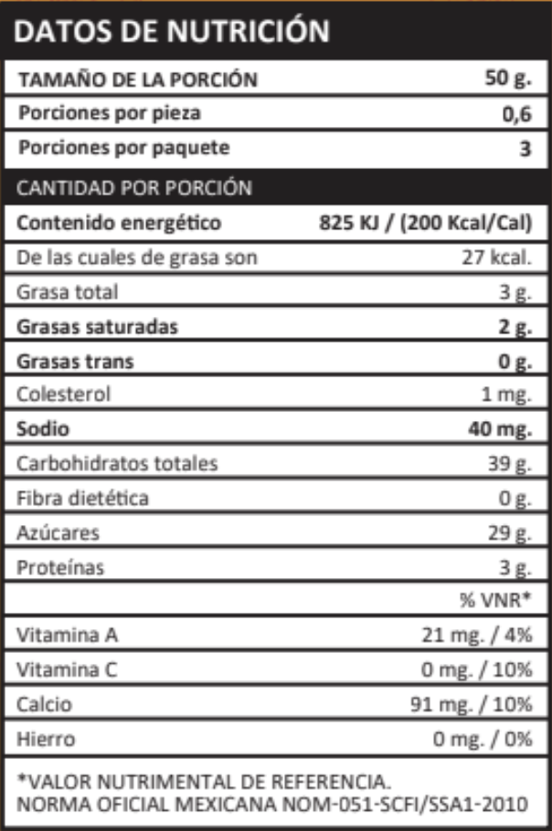 Original Cajeta Lugo Etiqueta Naranja, Cajeta artesanal de Sayula Paquete Mini 200g
