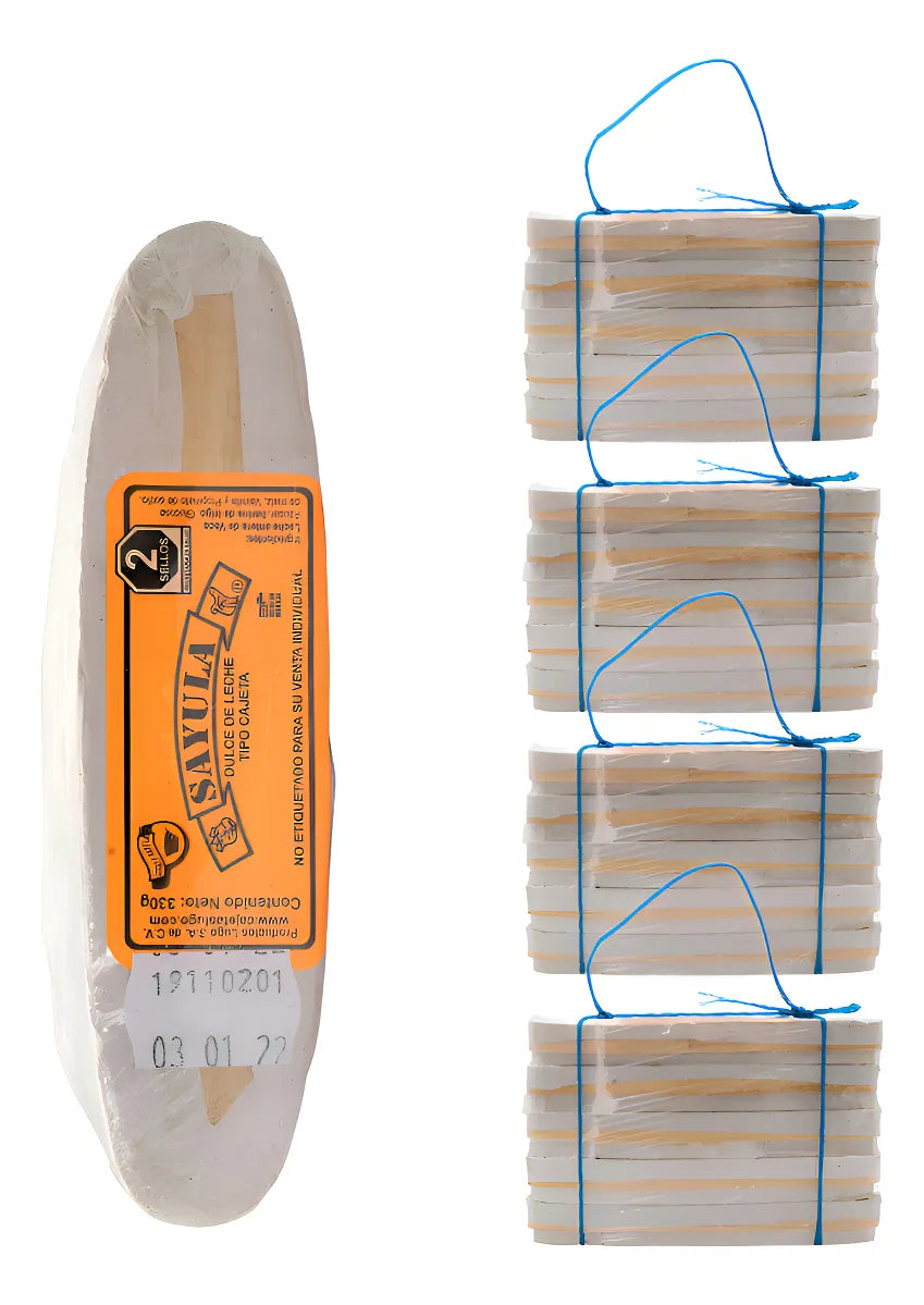 Paquete Cajeta Sayula Lugo Mediano 20 PZ de 60g