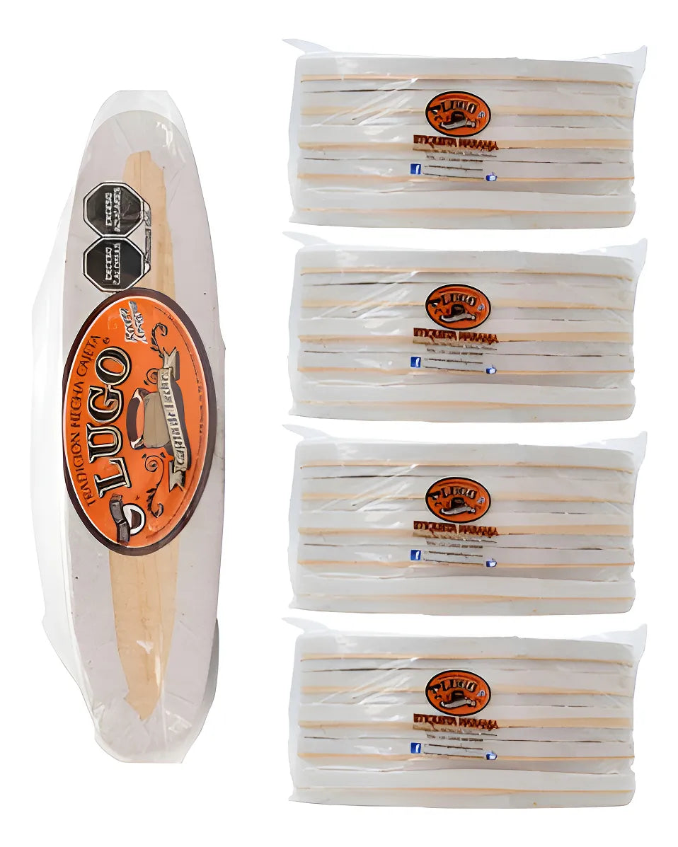 Original Cajeta Lugo Etiqueta Naranja, Cajeta artesanal de Sayula Paquete Mediano 20 PZ de 60g