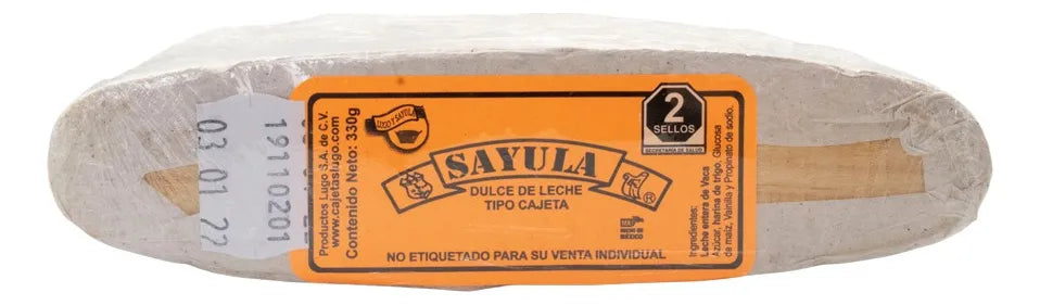Paquete Cajeta Sayula Lugo Mediano 20 PZ de 60g