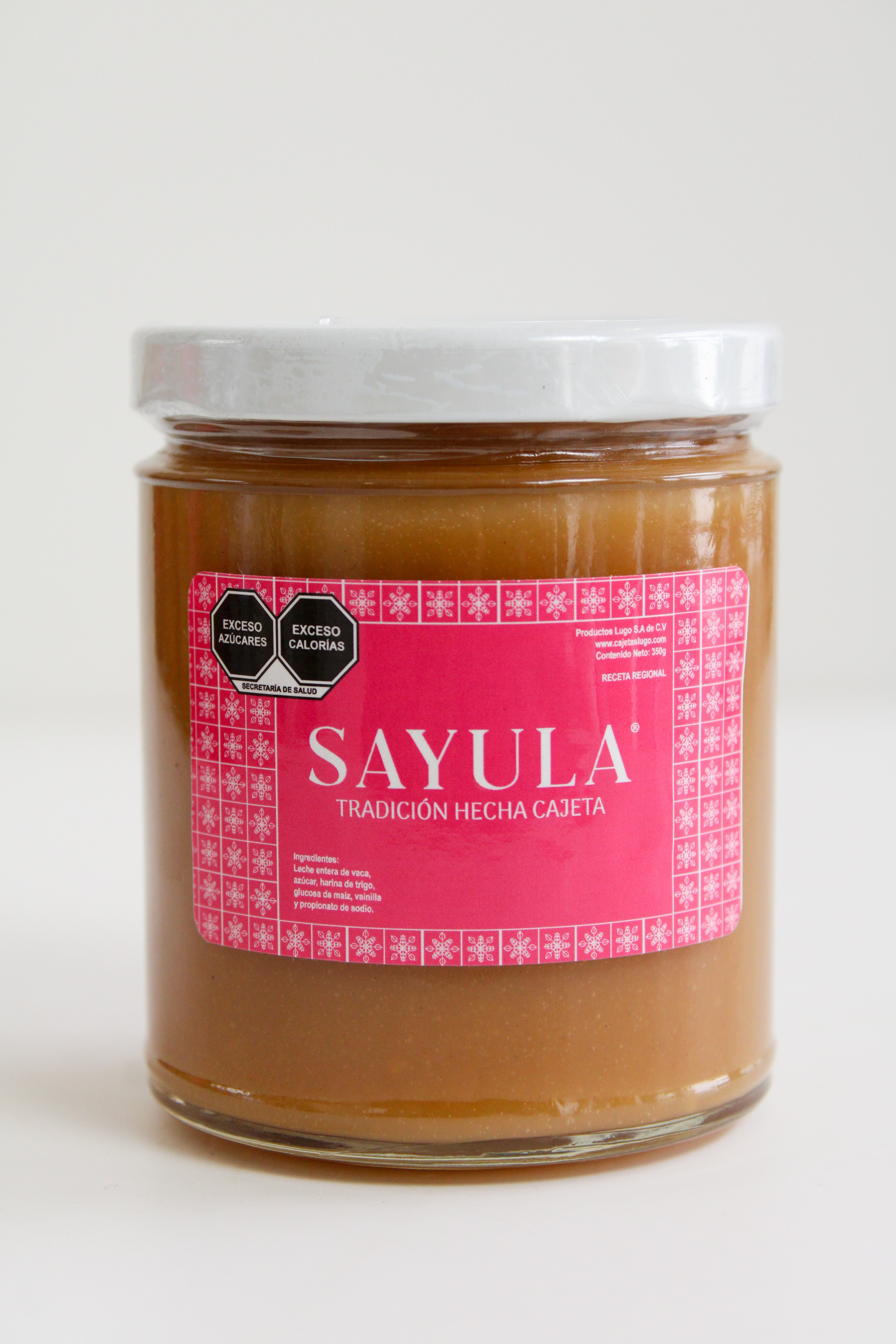 Cajeta artesanal Sayula en frasco chico