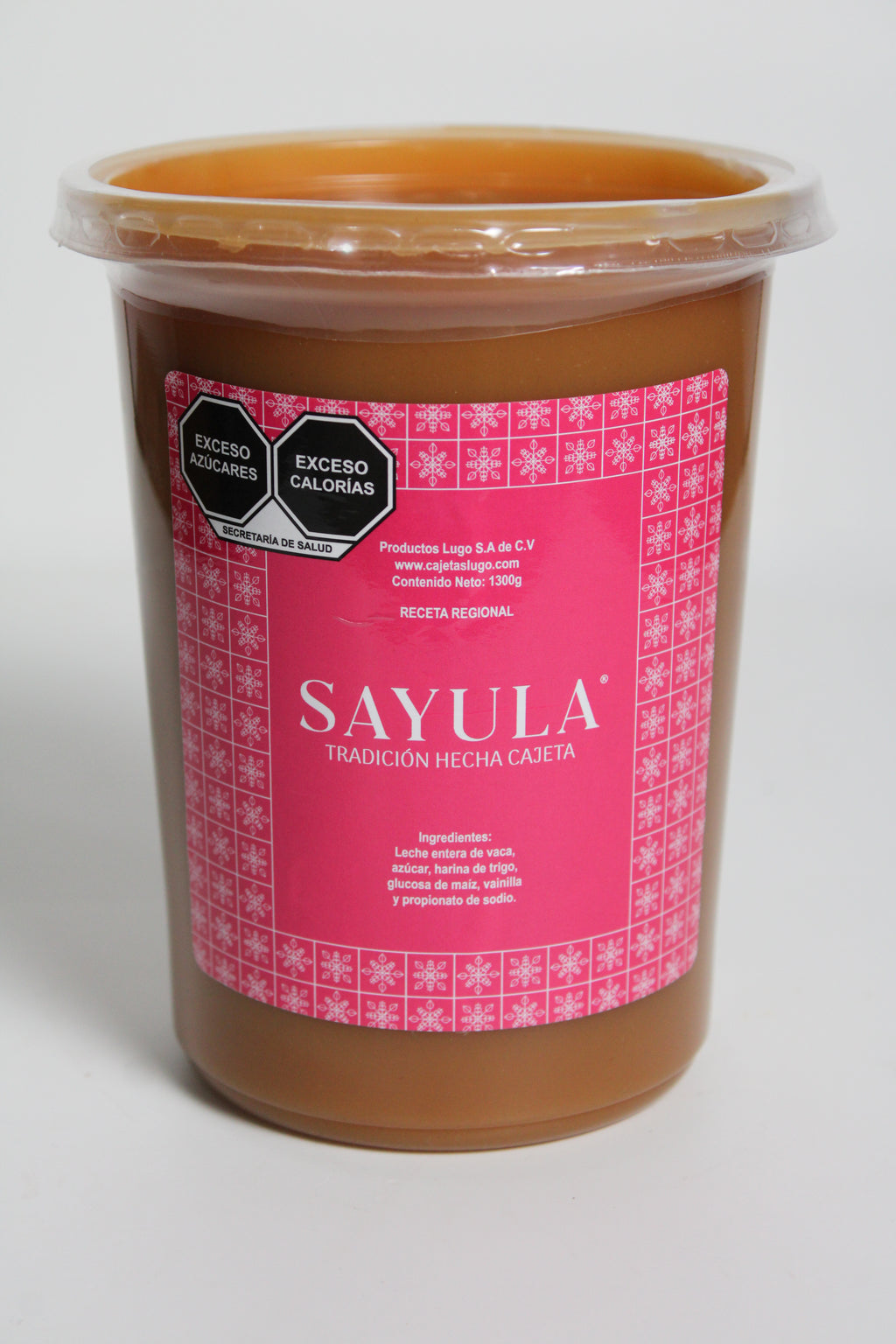 Cajeta artesanal Sayula en envase de 1 litro