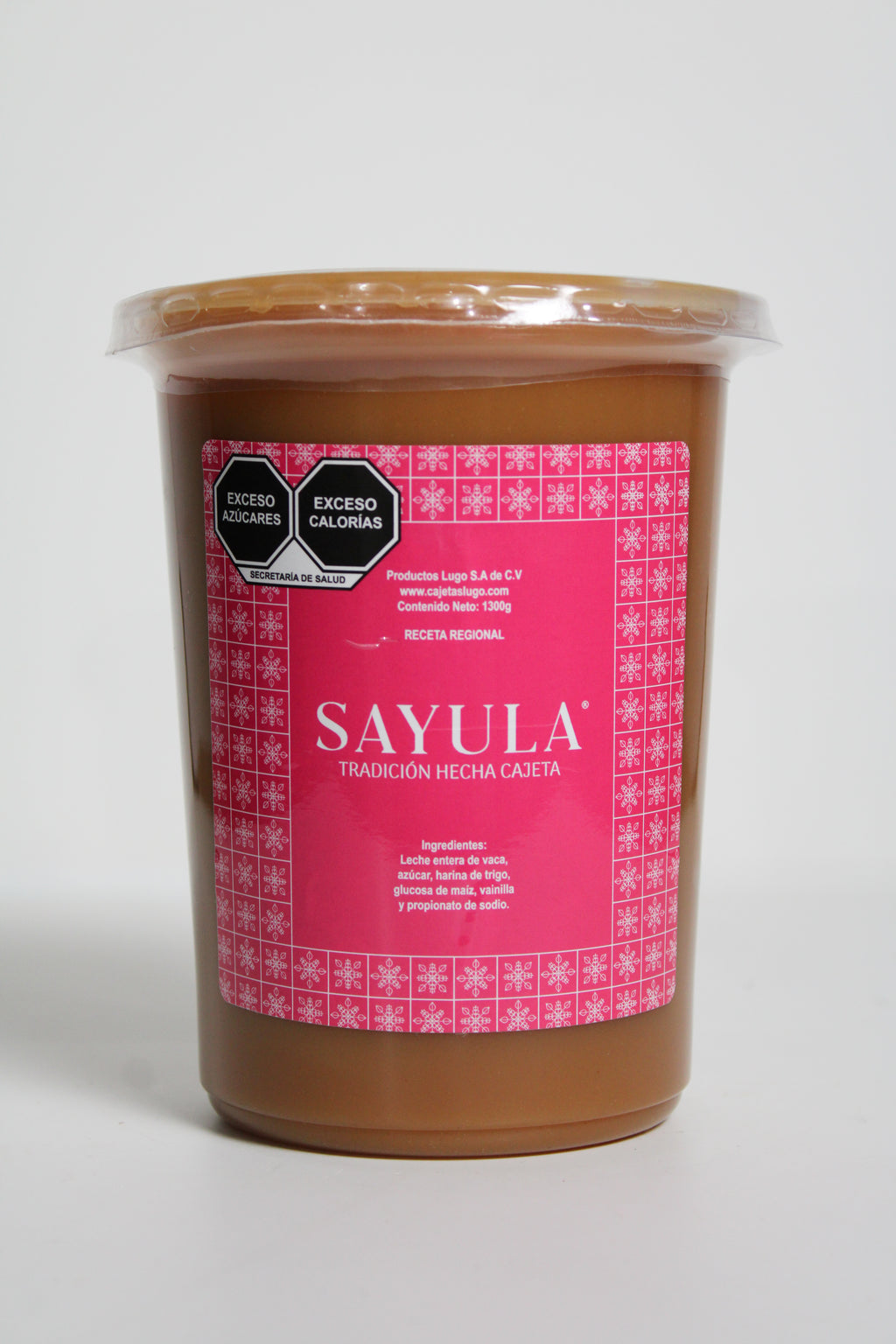 Cajeta artesanal Sayula en envase de 1 litro