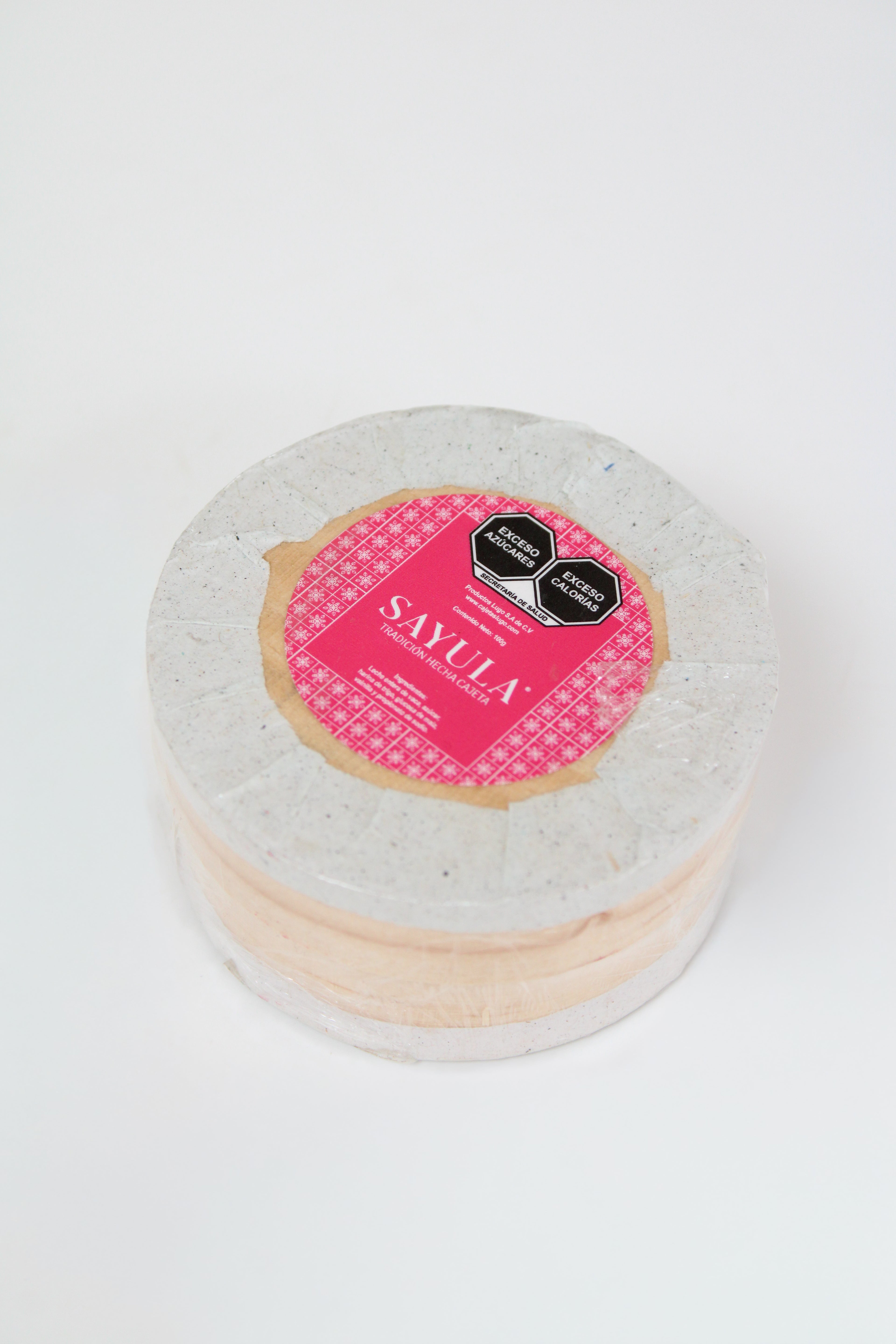 Cajeta artesanal Sayula envase redondo chico