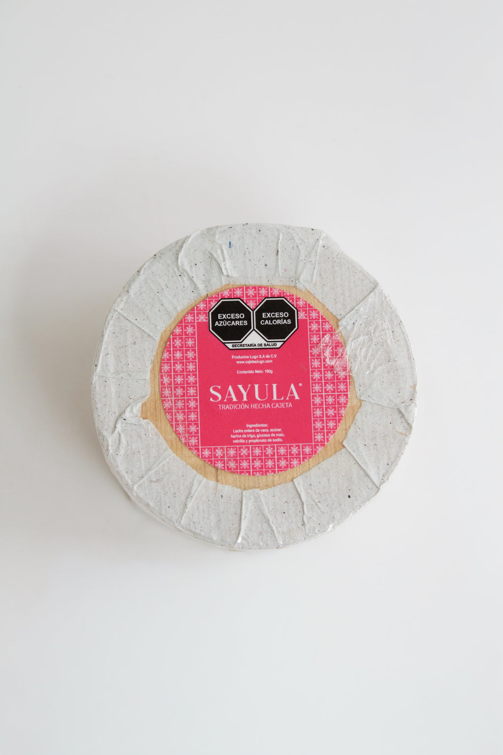 Cajeta artesanal Sayula envase redondo chico