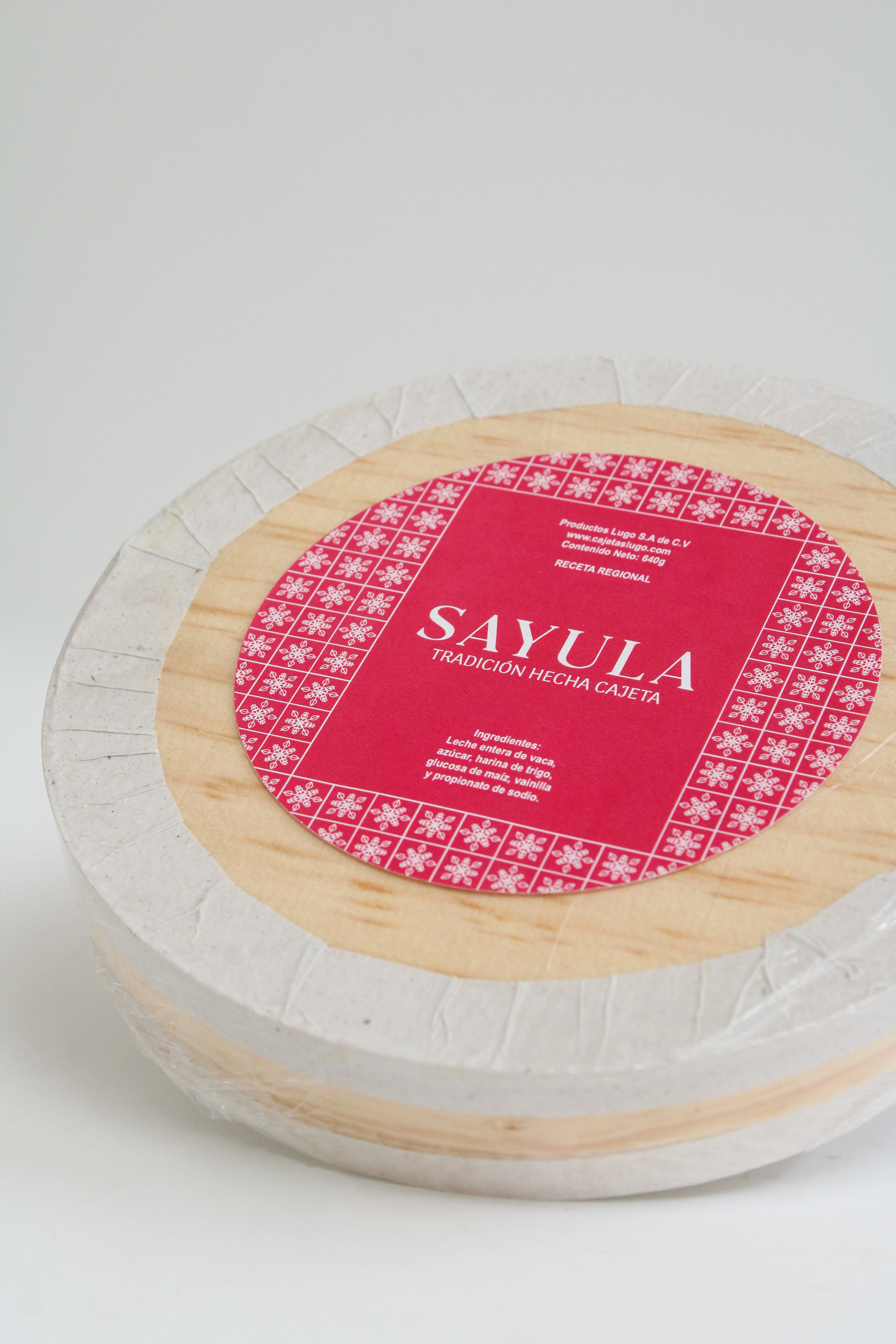 Cajeta artesanal Sayula envase redondo extra grande