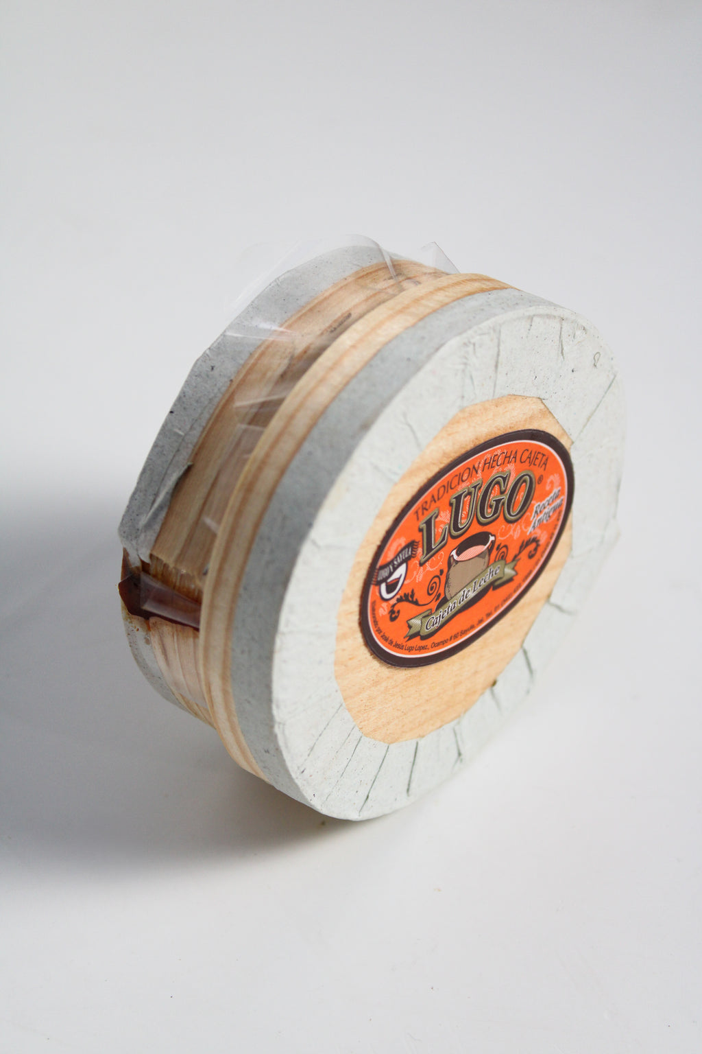 Cajeta artesanal Lugo en envase redondo mediano